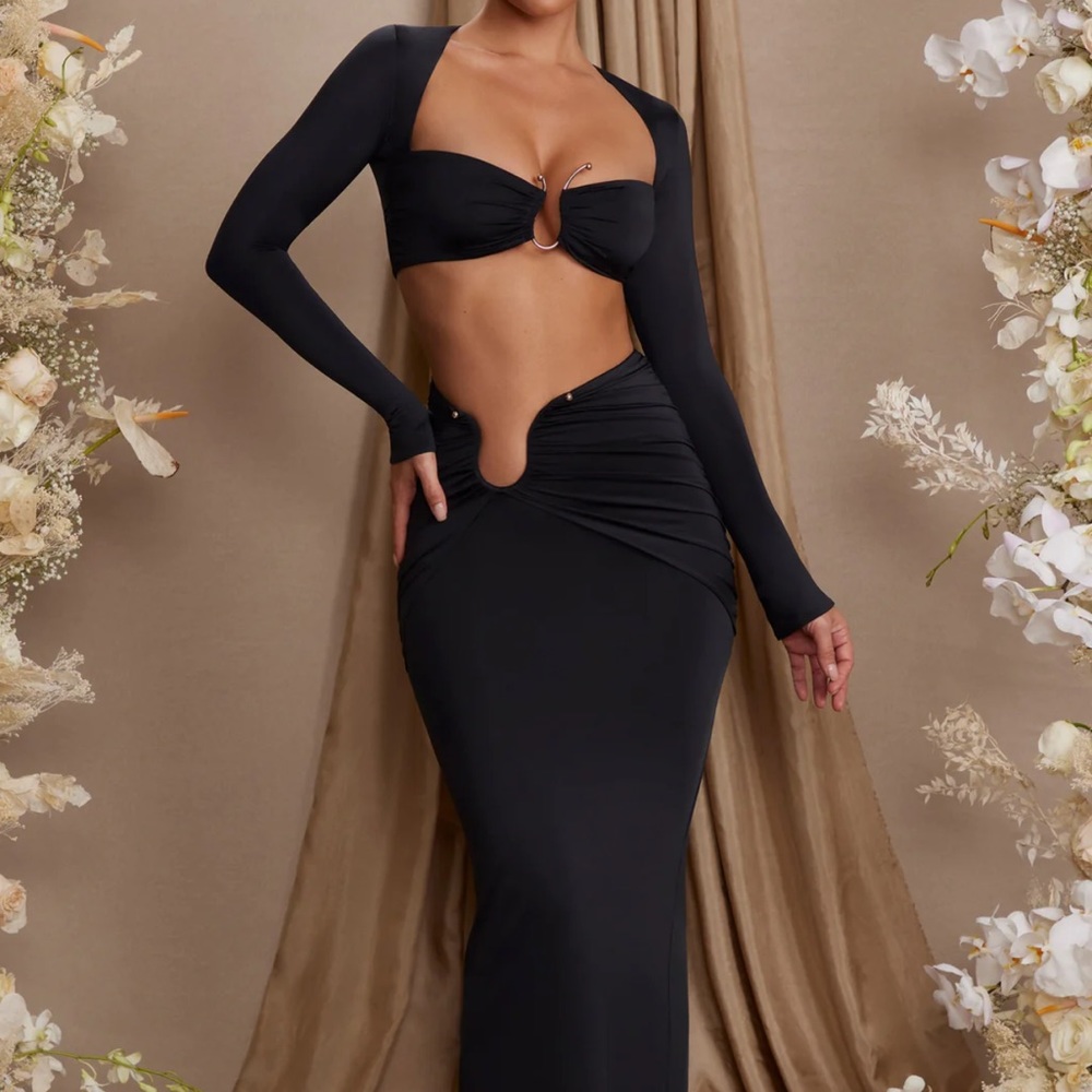 OhPolly black two piece. Never worn, tried on couldn’t get it on too small
